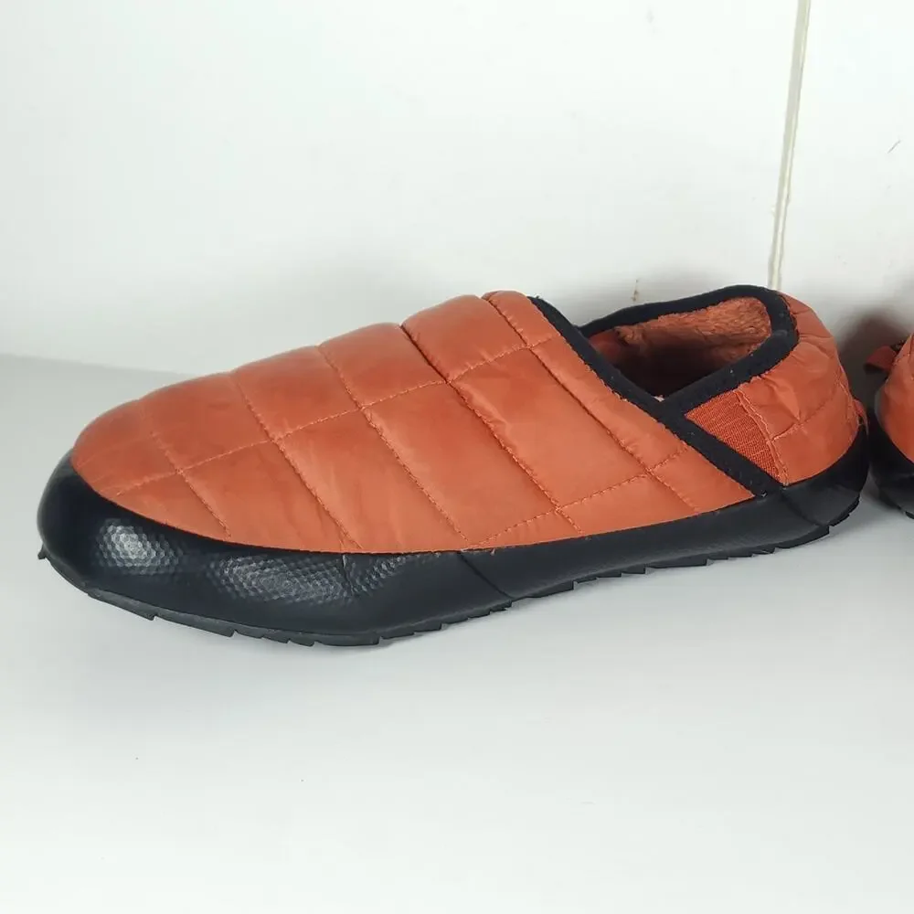 The North Face ThermoBall Traction V Men’s US8 Orangr Lined Mules Slippers Shoes